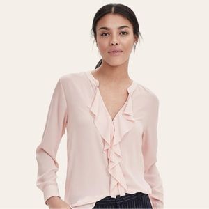 Banana Republic Ruffle Front Blouse- NWT - size L